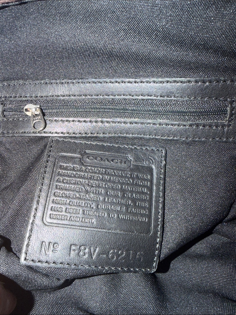 Coach Vintage 6215 Brown Mini Backpack with Leather Trim - Picture 9 of 13